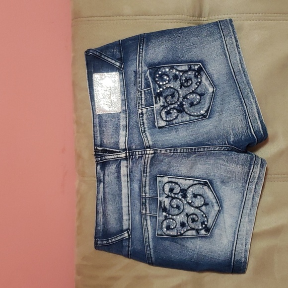 Diva star Colombian shorts size 11 in color blue - Picture 2 of 2